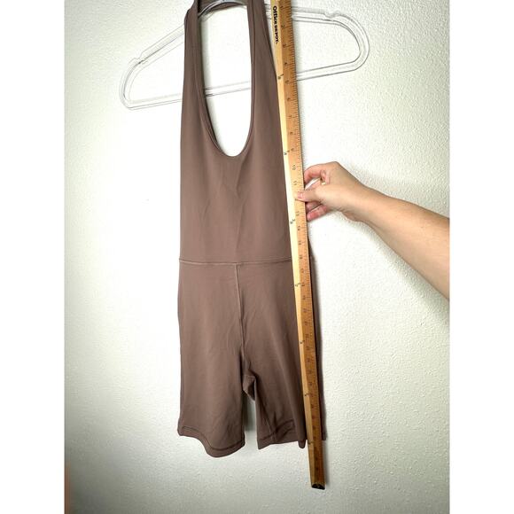 Wilfred Free Mocha Brown Look Halter Top Romper XS - Picture 12 of 12